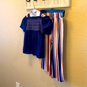 Matching summer linen set